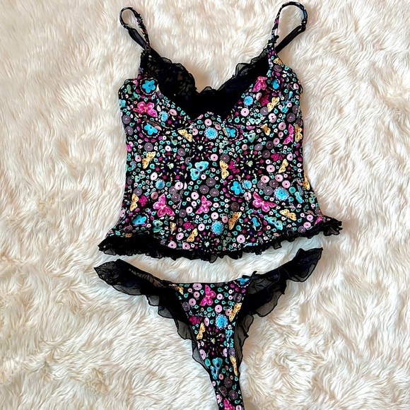 Victoria’s Secret Butterfly Bustier Set - Picture 2 of 8